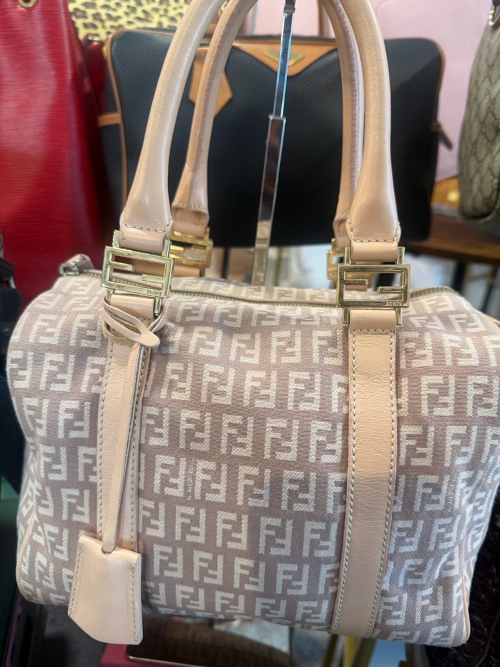 Authentic Fendi, Boston Bag Beloved In Great Condition and Fendi pre-love wallet